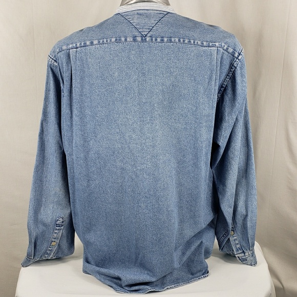 Tommy Hilfiger Vintage No Collar Long Sleeve - Picture 2 of 4